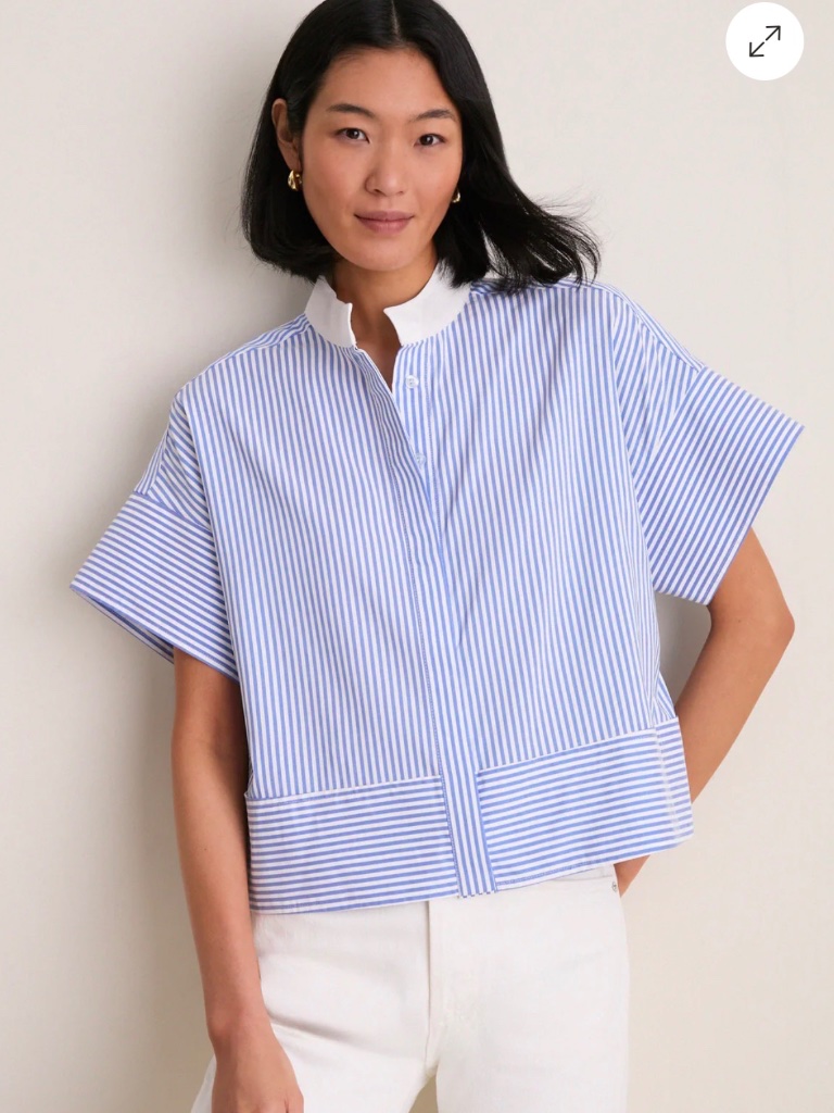 Tuckernuck - Blue Stripe Sofia Shirt
